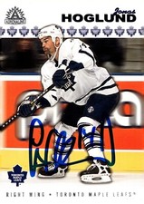 Jonas Hoglund - Signed 2001-02 Pacific Adrenaline Card #180