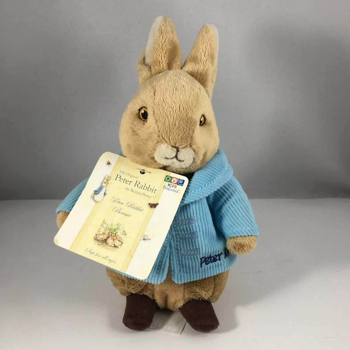 Kids Preferred The Original PETER RABBIT Beanie Plush by Beatrix Potter 6 Inch