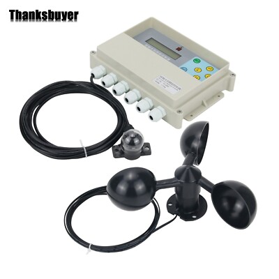 Dual Axis Solar Tracker Controller Auto-Tracking System DIY+Wind Speed Sensor