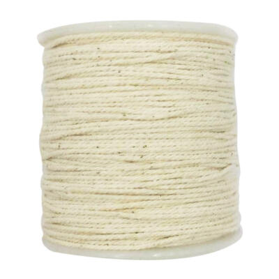 100M 1mm Baumwollseil Baumwolle Baumwollgarn Baumwollkordel Ersatzkordel
