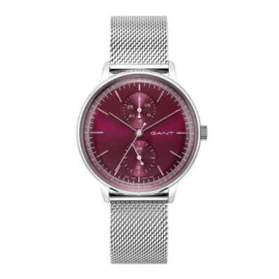 Montre GANT Reddell Cadran et Bracelet Plaqué argent avec Jour et Date Neuve