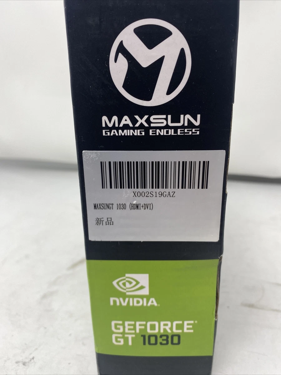 MAXSUN GEFORCE GT 1030 2GB GDDR5 Graphics Card Mini ITX New Open Box