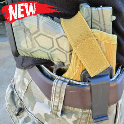 Right Hand IWB Gun Holster for Concealed Carry Fits Compact Subcompact Pistols