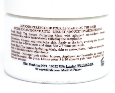 *新品未開封* Fresh Instant Perfecting Mask Amazon.com : Fresh Black Tea Instant Perfecting Mask 0.5 oz