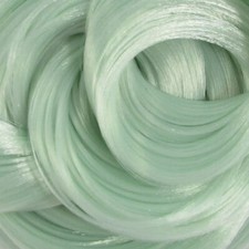 Nylon Doll Hair - Irish Mint Green for Rerooting Custom Dolls, Doll Rehair