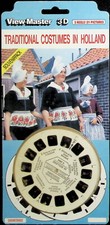 Traditional Costumes In Holland 3d View-Master 3 Reel Packet NEW SEALED