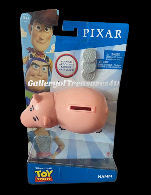 Disney Pixar Toy Story Hamm Plastic Piggy Pank Coins 5"