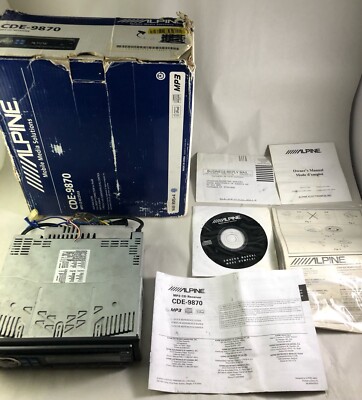 Used ALPINE CDE-9872J CD CD-R/RW MP3 player 45W×4ch JAPAN Vk05