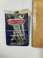 Craftsman 8 Piece Combination Ignition Wrench Set No. 4344 V Series