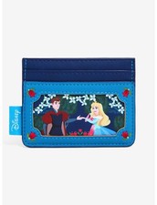 Loungefly x Disney Sleeping Beauty Aurora Cardholder Wallet NEW Floral EXCLUSIVE