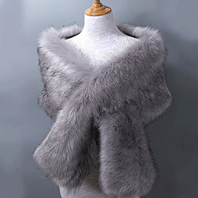 great gatsby fur shawl
