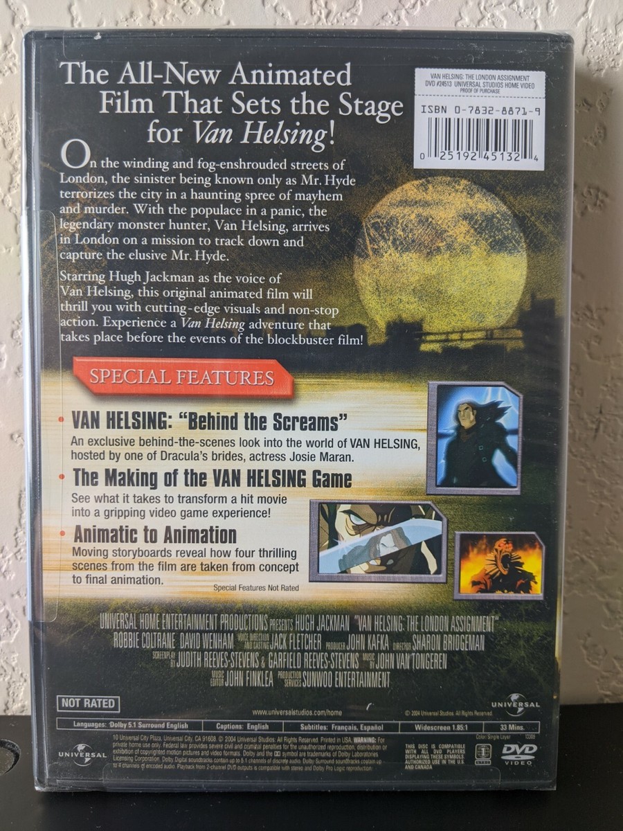 Van Helsing - The London Assignment HUGH JACKMAN ANIMATED BRAND