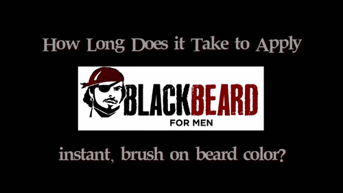 Blackbeard for Men - temporary brush on colour 12ml 0.40oz - Video 1 of 1