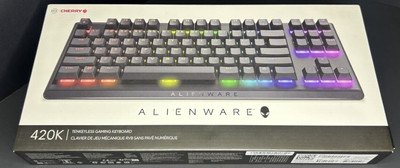 OEM GYM2D Alienware Tenkeyless RGB Gaming Keyboard AW420K ~ NEW OPEN BOX