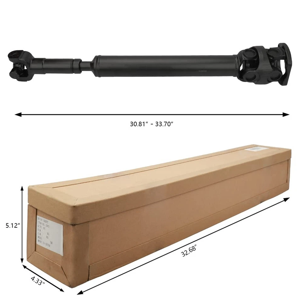 HARUMA 65-9339 Front Prop Drive Shaft DriveShaft Assembly for Chevy Blazer GM... - Image 4 of 4