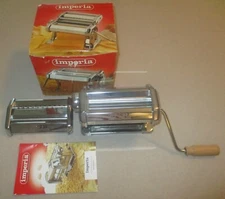 NIOB Imperia homemade pasta maker machine manual hand crank made in Italy unused