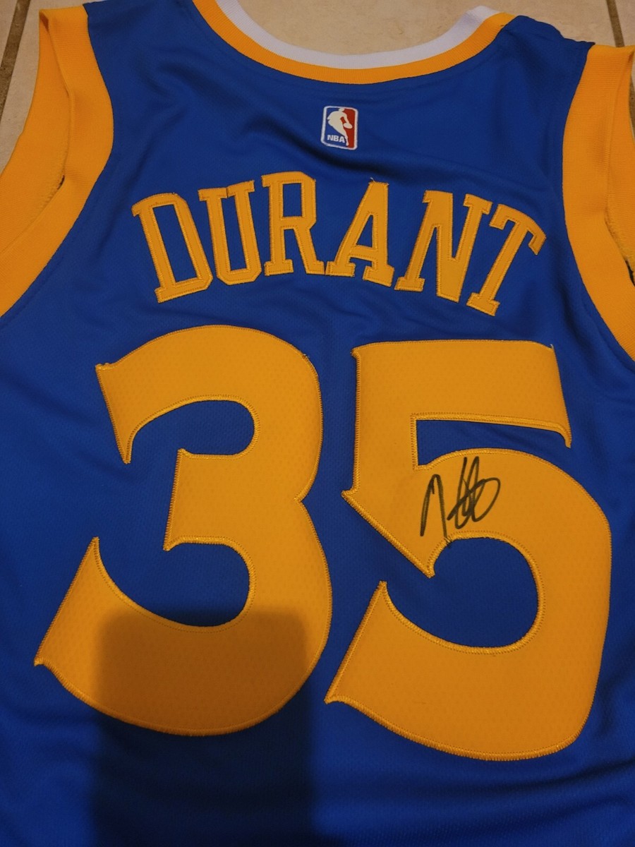 kevin durant autographed Signed Golden State Jersey