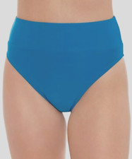 Salt  Cove Juniors' High-Cut Bikini Bottoms Size XL TEAL BLUE  5311