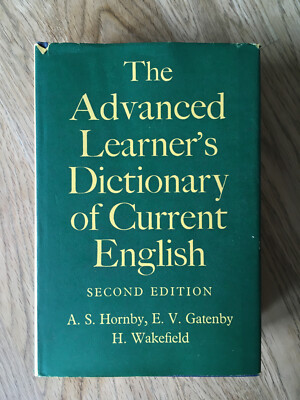 The Advanced Learner`s Dictionary of Current English - Second Edition - Hornby