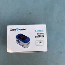 Zacurate 500BL Series Fingertip Pulse Oximeter Blood Oxygen Monitor SpO2 Meter