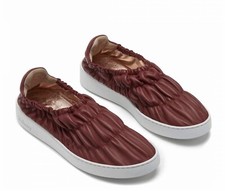 MULBERRY Antique Ruby Smock Slip on soft sneaker 7UK (9.5US/40EU) RRP �350 NEW