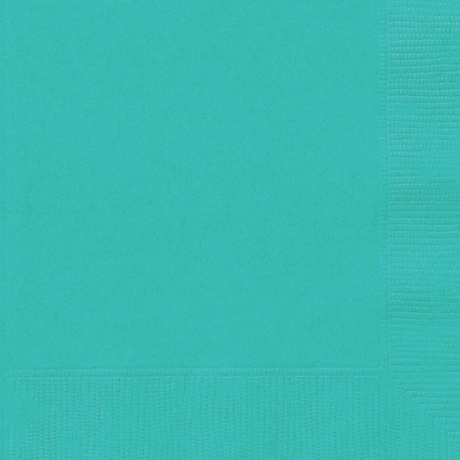 Teal (pack of 50) Large Luncheon Paper Napkins Serviettes Party Supplies 11179321223 eBay