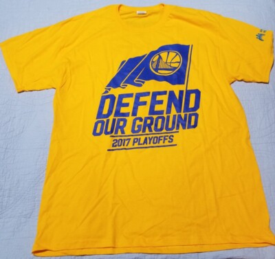 Fruit The Loom Golden State Warriors 2017 Playoffs Tee Size XL