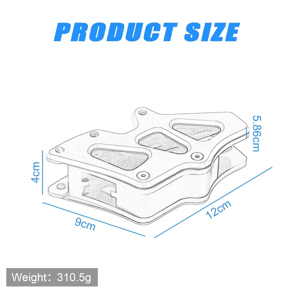 Guía de cadena US CNC SILVER para YAMAHA YZ125 YZ250 YZ250F/X/FX YZ450F/FX WR250F Foto 3 de 4