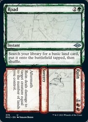 Road // Ruin (Showcase) Foil Modern Horizons 2