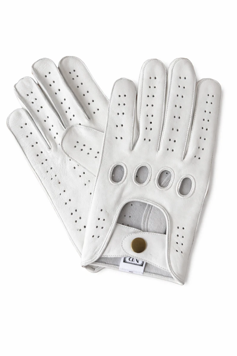 White Leather Formal Gloves & Mittens for Men for sale | eBay