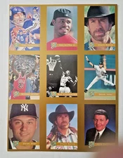 Michael Jordan Legends Sports Uncut Sheet 1990's Griffey Jr. Jeter Erving MM2