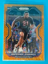 2020 Panini Prizm - Rookie Anfernee Jennings #371 Orange Disco Prizm (RC)