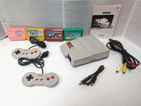 New Famicom Console AV NES HVC-101  Super mario bros 3 Japan Box Manual