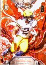 2023 Wild Card Metallix - Wild Liquid Red Sparkles - Blake Corum 4/4