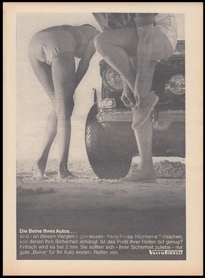 Pirelli Reifen - Reklame Werbeanzeige Original-Werbung 1965 (3)