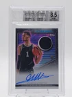 VICTOR WEMBANYAMA 2023-24 TOPPS MIDNIGHT RC PATCH AUTO BGS 8.5 SPURS Q6377