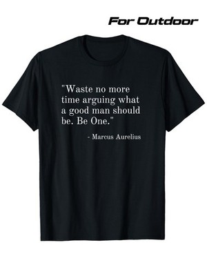 Stoicism Marcus Aurelius Stoic Quotes Seneca Epictetus T-Shirt, Unisex Cotton