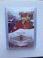 2018-19 Black Diamond Nicolas Roy Diamond Relic Rookies /99 RC Single Diamond