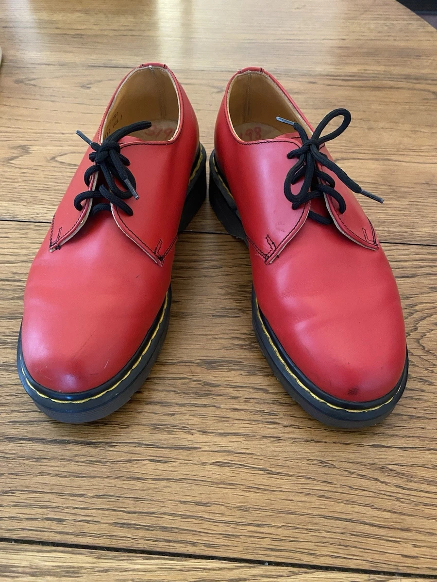 Vintage Dr. Martens red suede platform oxfords size 13 Dr. Martens | Shoes | Dr Martens B63 Brown Leather Square  main image 4