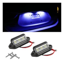 Blue Waterproof 12v 24v Led License Plate Light 6-smd Waterproof Lamp Tail Light