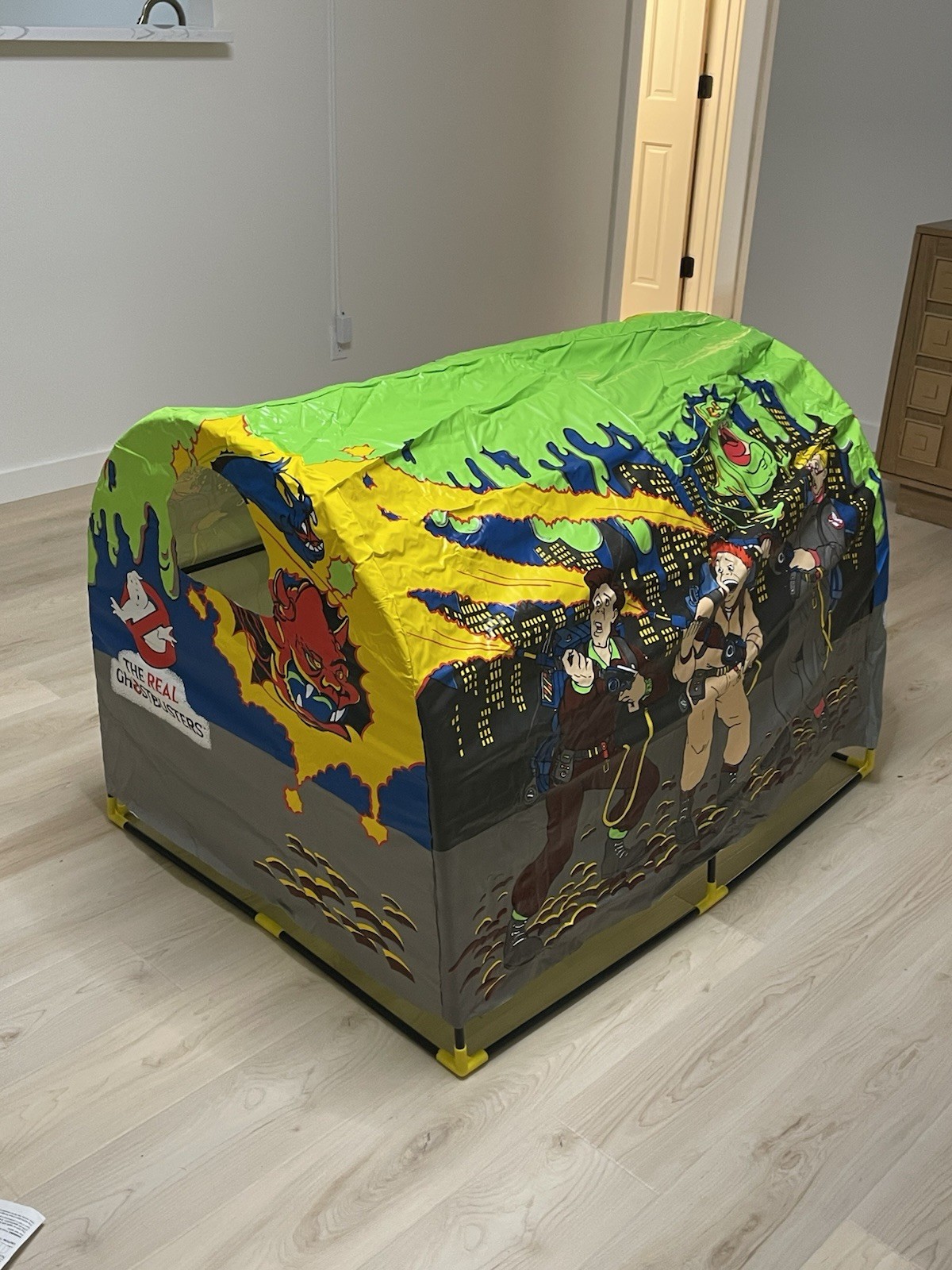 Vintage Real Ghostbusters Slumber Tent ERO 1980s w/ Box Instructions Excellent