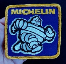 Vintage MICHELIN MAN TIRES ADVERTISING Embroidered Sew On Uniform HAT PATCH