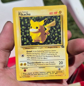 basic pikachu card 60 hp value holographic Pikachu 60hp