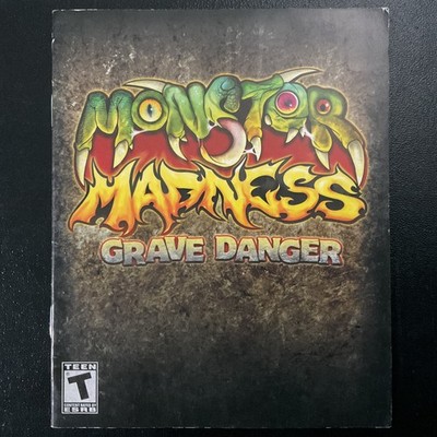 Monster Madness Grave Danger PS3 PlayStation 3 Instruction Manual Only