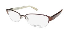 NEW BOBBI BROWN THE JANE GLASSES BROWN CAT EYE METAL  PLASTIC WOMENS FULL-RIM