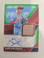 2026 Topps Series 1 MLMA-LNGreen Parallel 38/99 Lars Nootbaar Autograph&Material