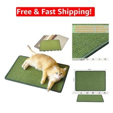 Durable 23.6x15.7in Cat Scratching Pad - Protects Furniture in Green