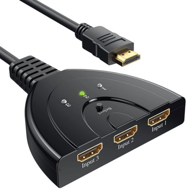 HDMI Splitter 3 in 1 4K UHD Switcher PS5 Kompatibel