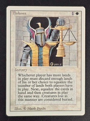 Balance Revised Edition Regular LP MTG Magic The Gathering Ships FAST