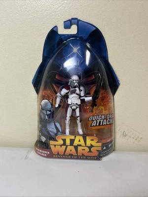 2005 Hasbro Star Wars Revenge of the Sith #49 Commander Bacara Quick Draw Attack